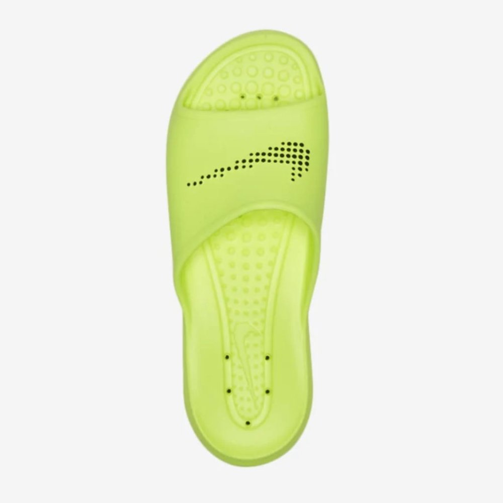 Nike Air Victori One Shower Slide Sandals CZ5478-700 Volt / Glow Green - Picture 2 of 6